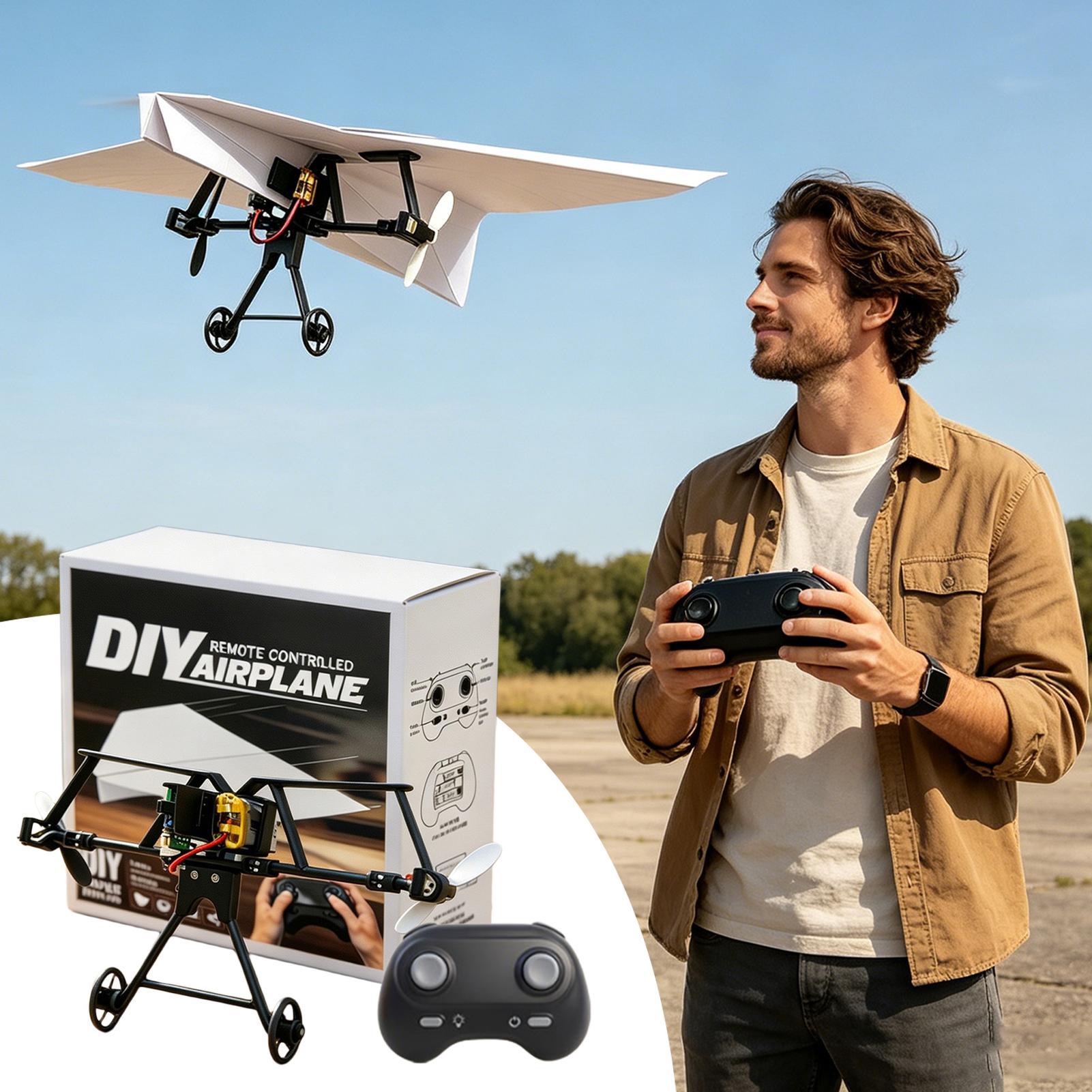 Outdoor Power Usa - RC Kağıt Uçak Kiti Uzaktan Kumandalı