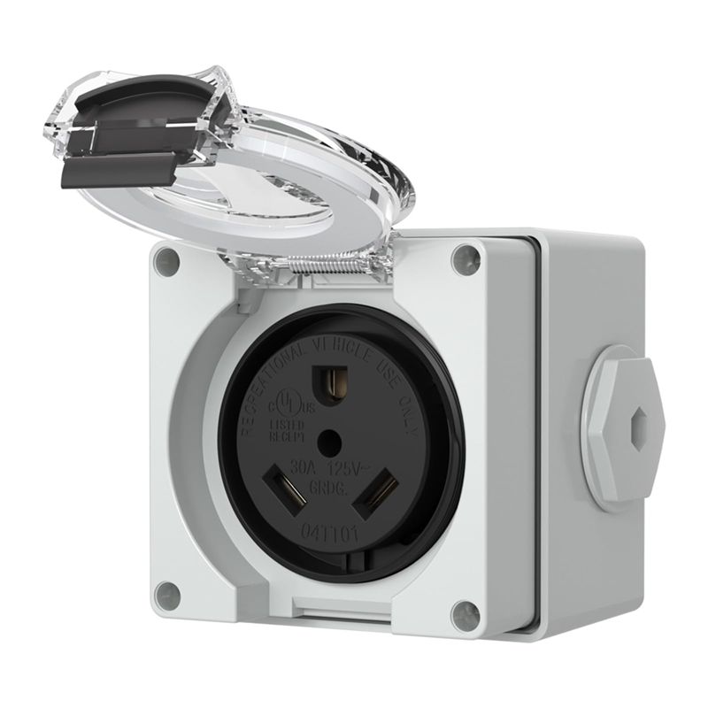 Outdoor Power Receptacle Box - ABYP NEMA TT-30R 30Amp Güç Çıkış