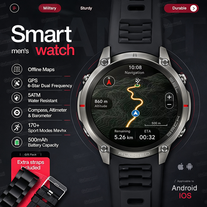 Outdoor Power Meter Box - YENI Sağlam Askeri GPS Çevrimdışı Harita