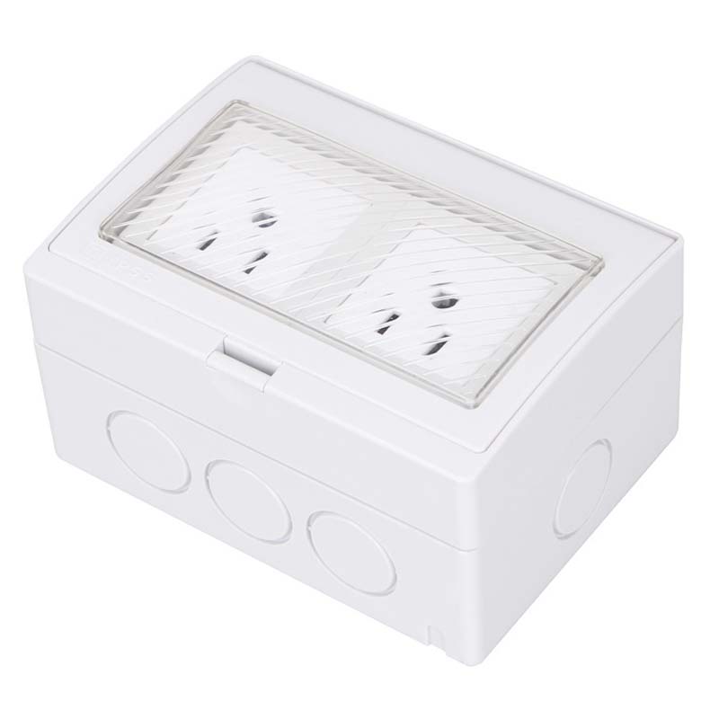Outdoor Kitchen Power Outlet - Beyaz ABD Sanayi Su Geçirmez Duvar