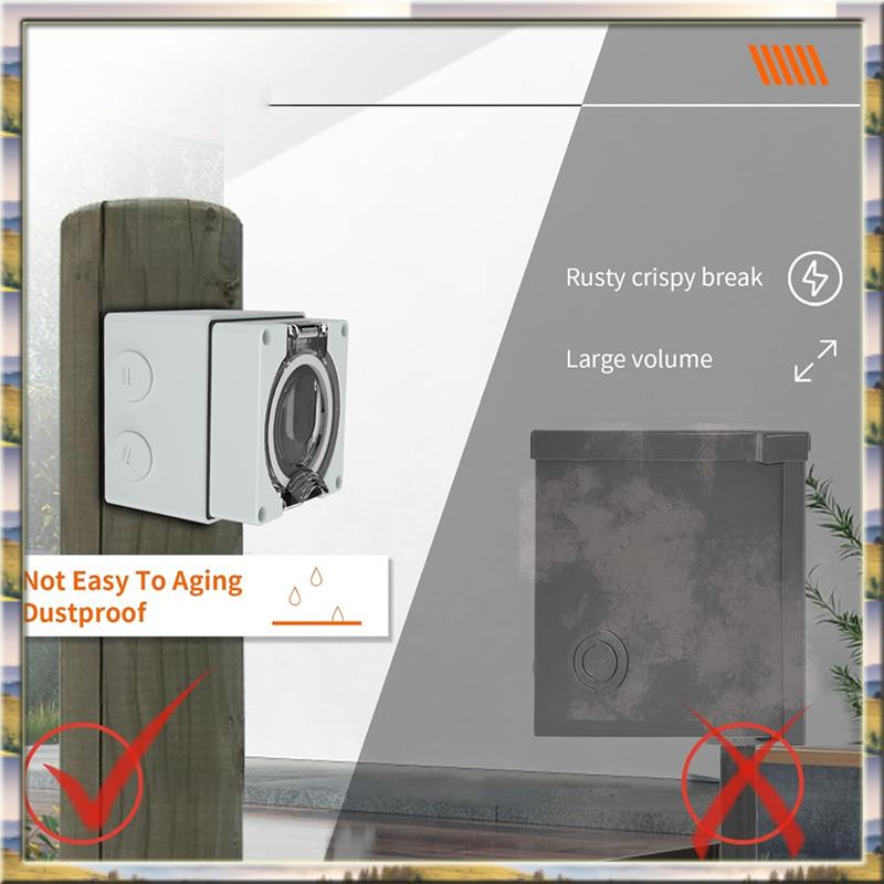 Outdoor Power Receptacle Box - AA46 HOT-50Amp Dış Mekan Güç Çıkışı