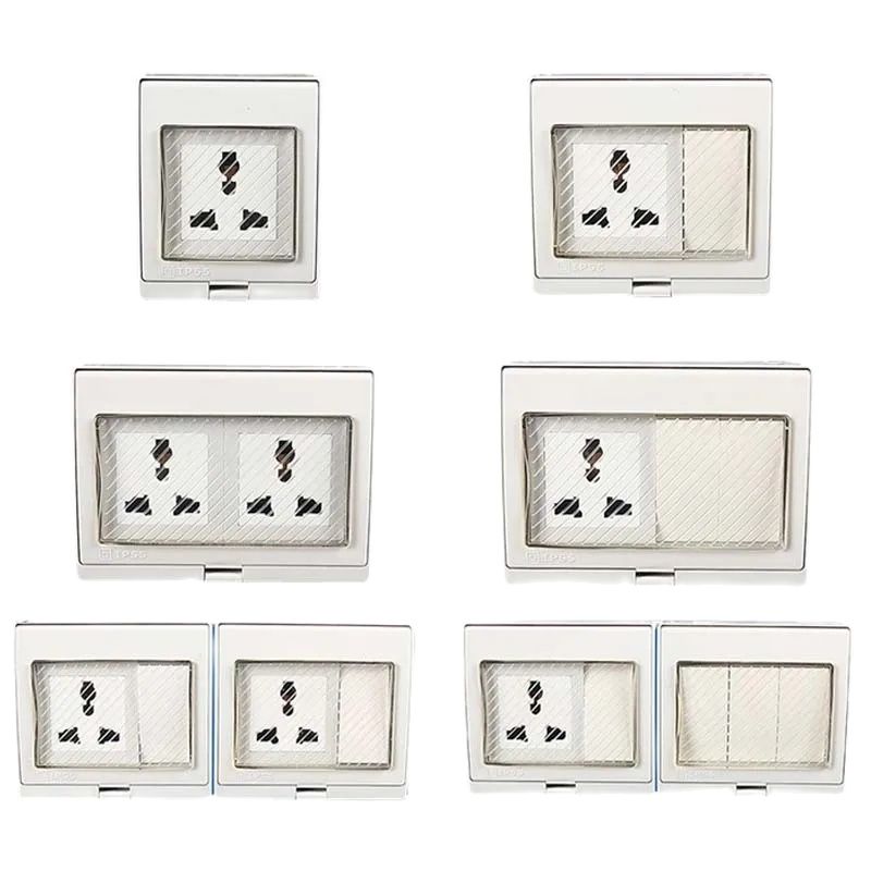 Outdoor Kitchen Power Outlet - 1 adet beyaz AU İngiltere ab