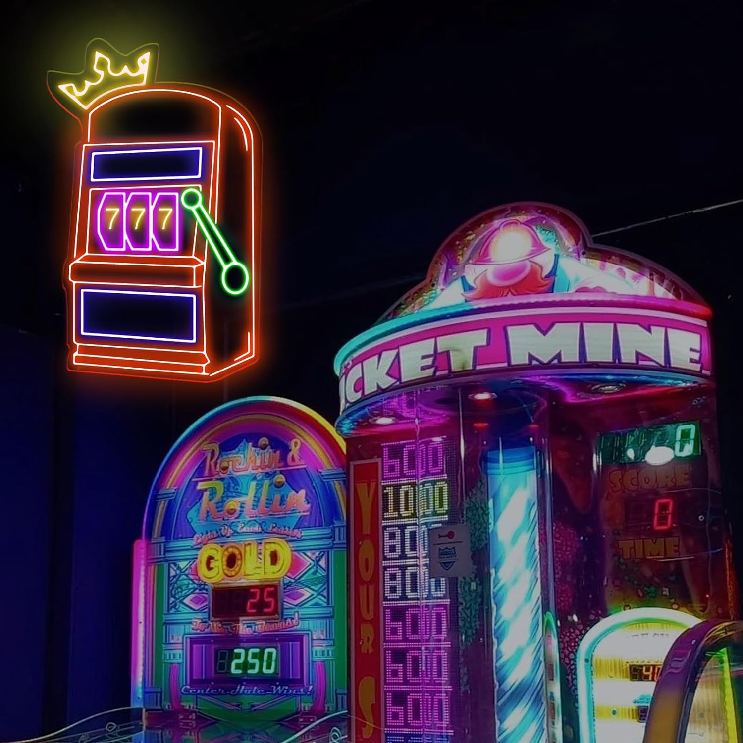 Slot Makinesi Neon Tabela Oyun - Outdoor Power Garage incelemesi ve fiyatı
