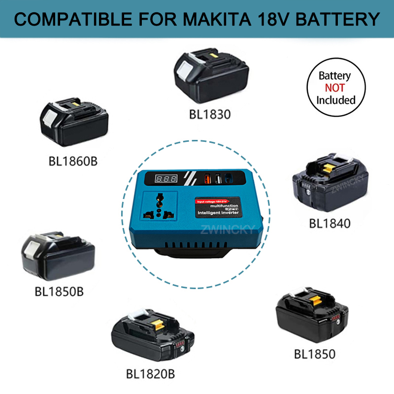 Güç çevirici DC 18V ila 220V i - Outdoor Power Usa incelemesi ve fiyatı