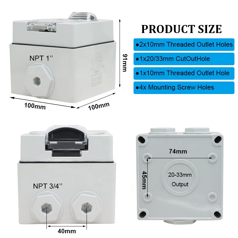 50 Amper Jeneratör Karavan Güç - Outdoor Power Receptacle Box incelemesi ve fiyatı