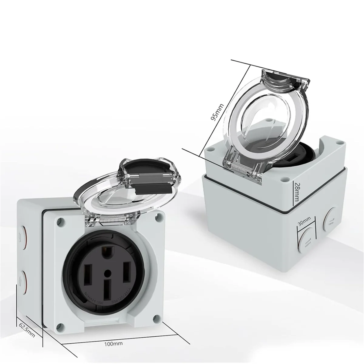 AT16 50Amp Güç Çıkış Kutusu, 1 - Outdoor Power Receptacle Box incelemesi ve fiyatı