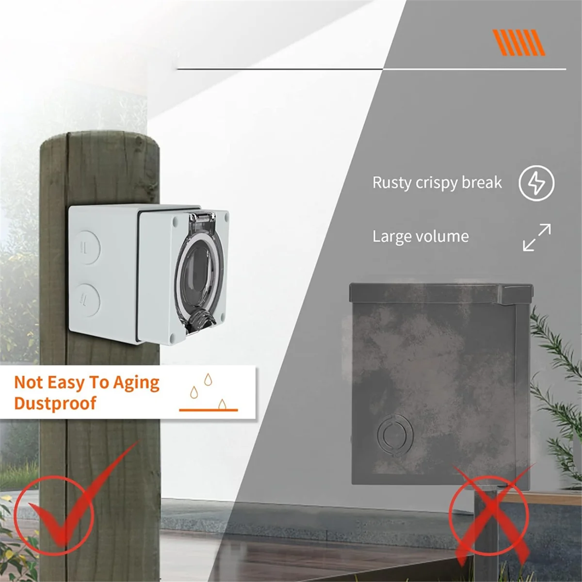 AT16 50Amp Güç Çıkış Kutusu, 1 - Outdoor Power Receptacle Box incelemesi ve fiyatı