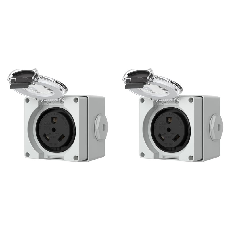 2X 30Amp Güç Çıkış Kutusu, 125 - Outdoor Power Receptacle Box incelemesi ve fiyatı