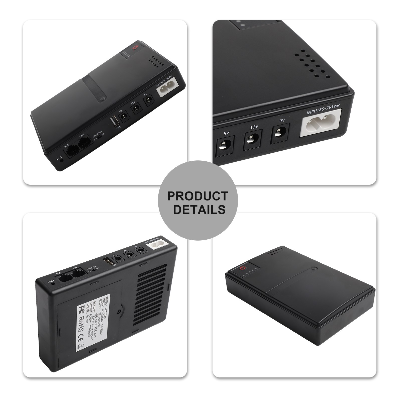 1018L 5V 9V 12V Yedek DC UPS K - Outdoor Uninterruptible Power Supply incelemesi ve fiyatı