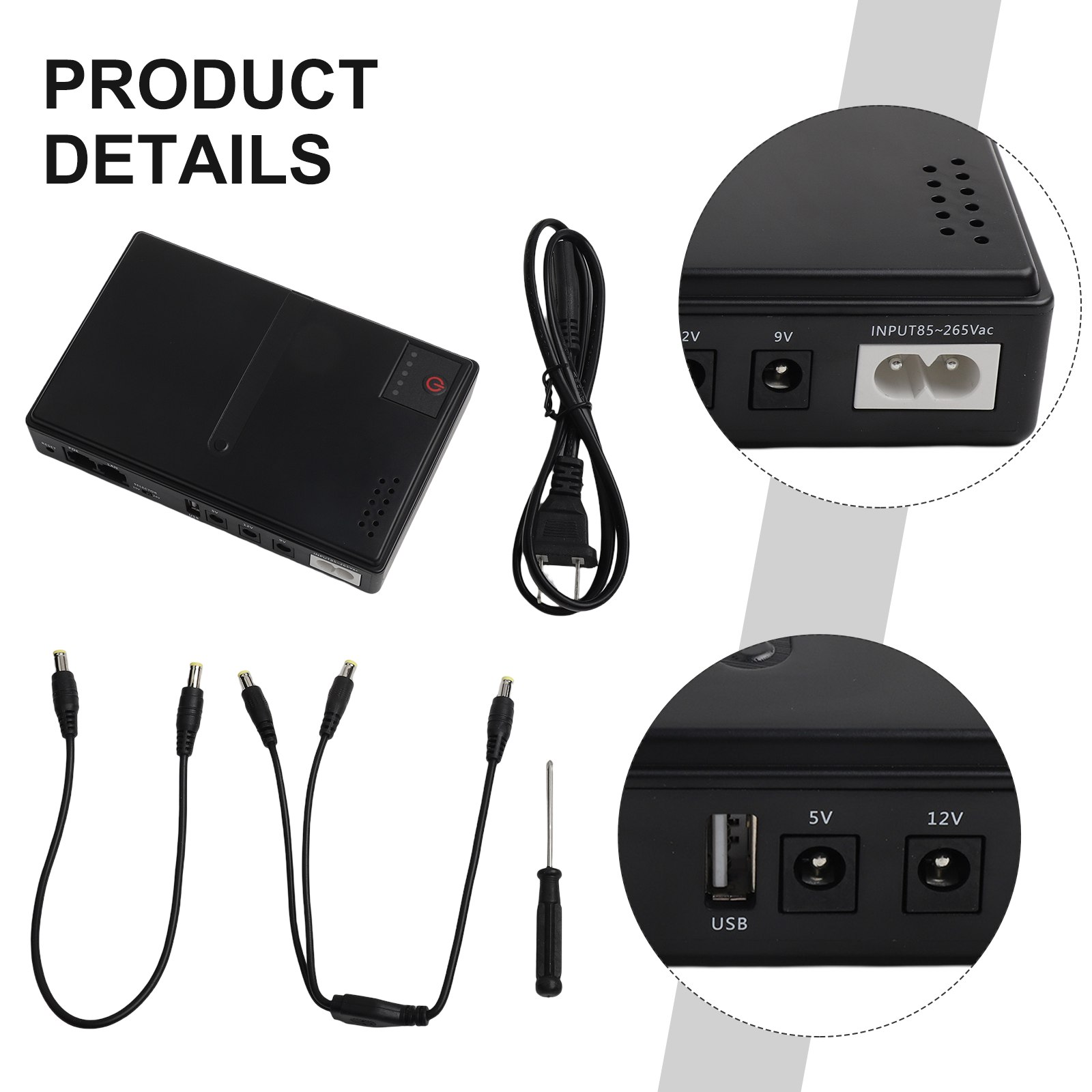 1018L 5V 9V 12V Yedek DC UPS K - Outdoor Uninterruptible Power Supply incelemesi ve fiyatı