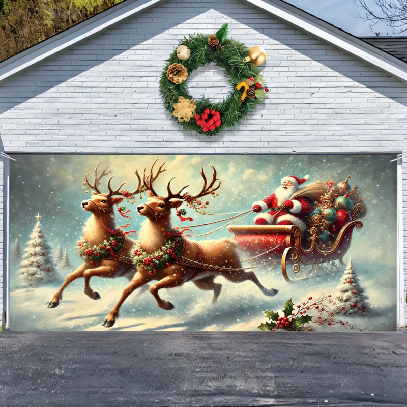 1 adet 2D düz, şenlikli Noel B - Outdoor Power Garage incelemesi ve fiyatı