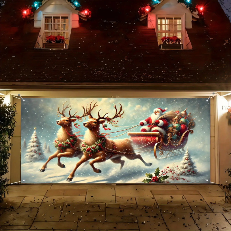 1 adet 2D düz, şenlikli Noel B - Outdoor Power Garage incelemesi ve fiyatı
