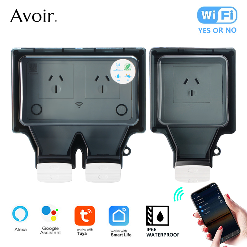Avoir Tuya Wifi soket IP66 açı - Outdoor Kitchen Power Outlet incelemesi ve fiyatı