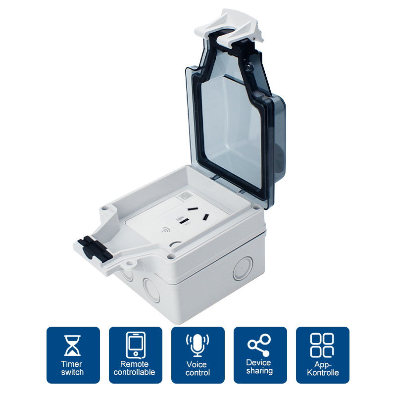 Avoir Tuya Wifi soket IP66 açı - Outdoor Kitchen Power Outlet incelemesi ve fiyatı