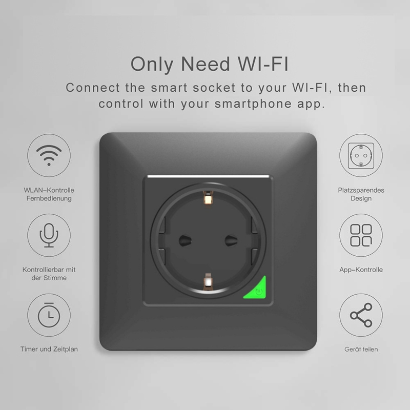 Avoir Tuya Zigbee elektrik çık - Outdoor Power Outlet Not Working incelemesi ve fiyatı