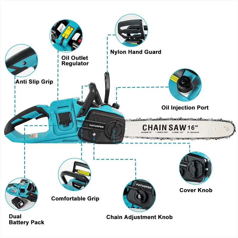 Fırçasız 16 inç akülü elektrik - Pole Saw Cordless incelemesi ve fiyatı