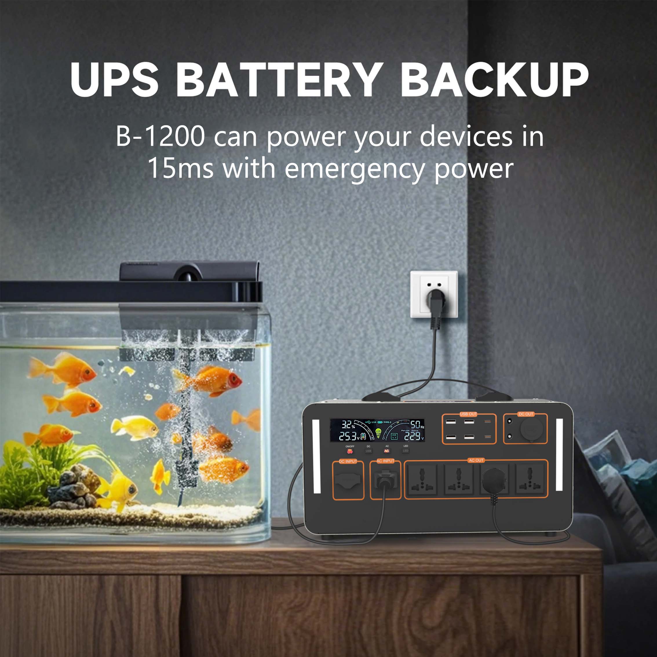 1500W Güneş Enerjili Taşınabil - Outdoor Uninterruptible Power Supply incelemesi ve fiyatı