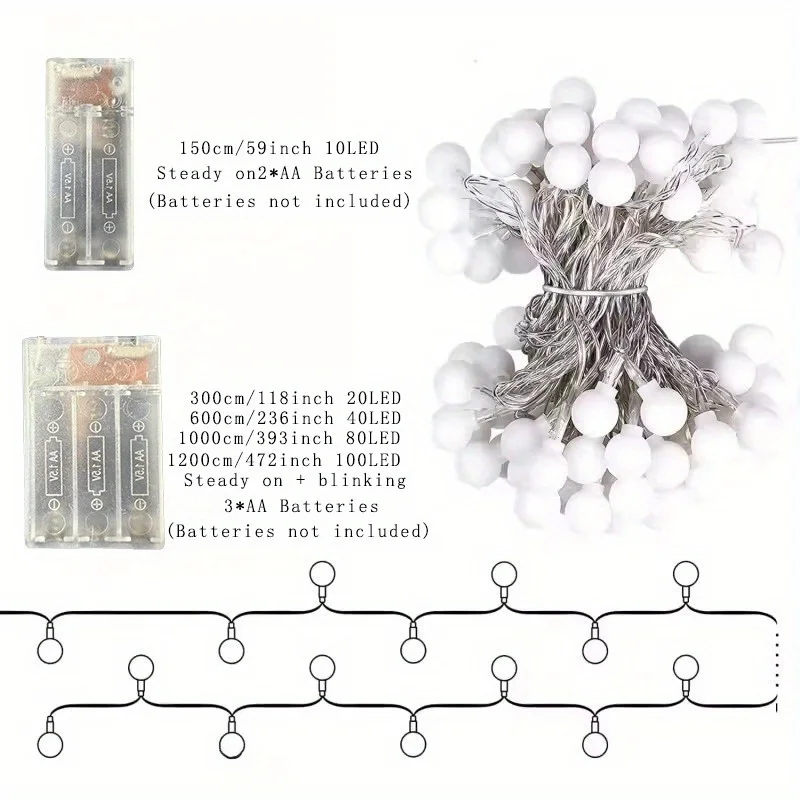 USB/Pil Güçlü Dize Işıklar Kür - Outdoor Power For Wedding incelemesi ve fiyatı