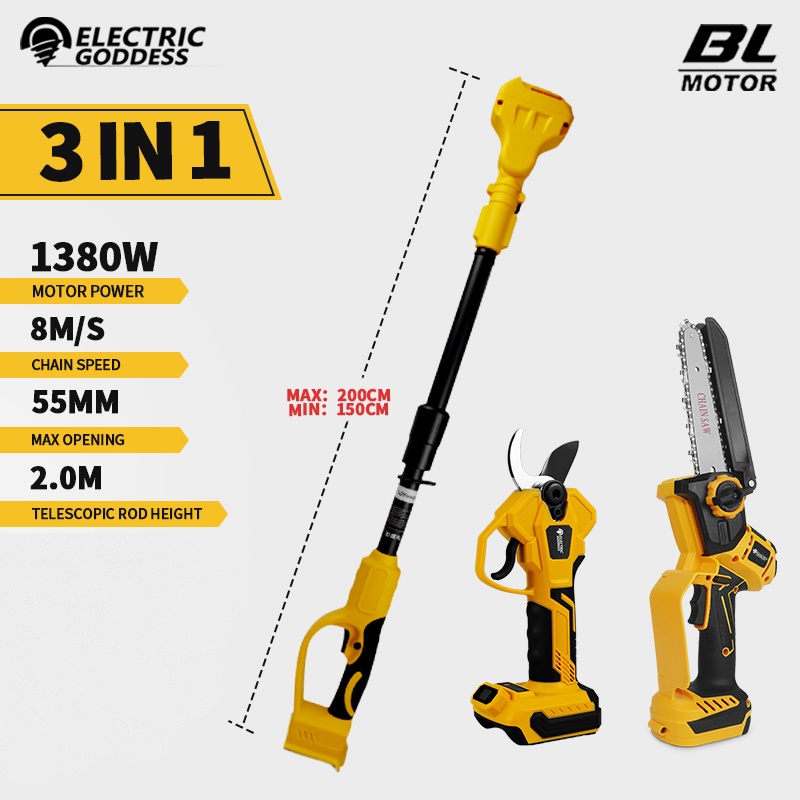 Fırçasız 6 İnç Elektrikli Test - Pole Saw Cordless incelemesi ve fiyatı