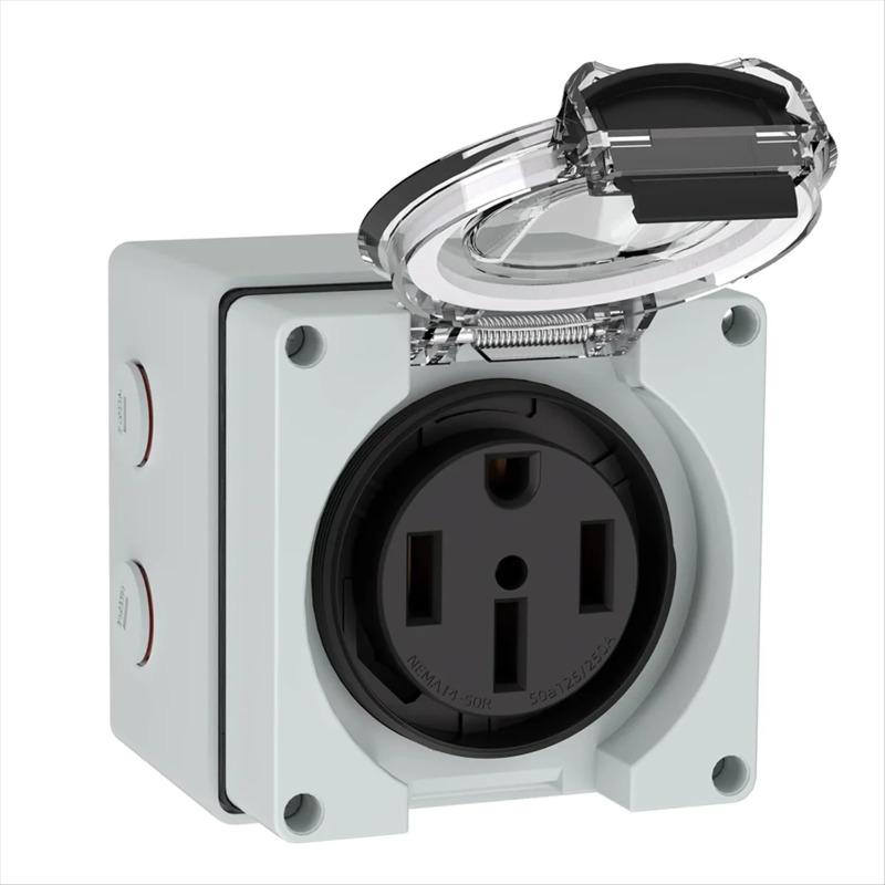 TFBC 50Amp Güç Çıkış Kutusu, 1 - Outdoor Power Receptacle Box incelemesi ve fiyatı