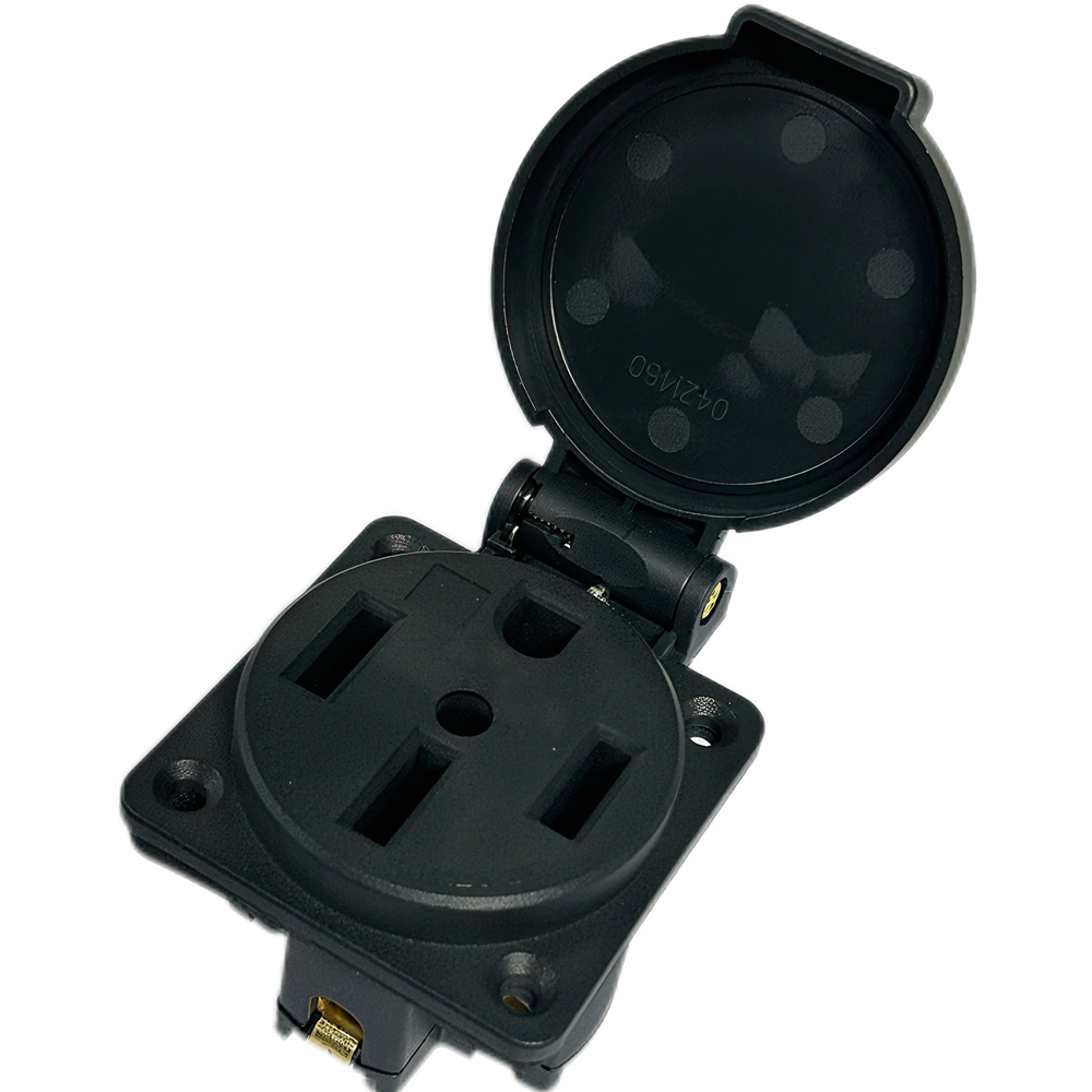 Siyah Su Geçirmez 50 Amper Jen - Outdoor Power Receptacle Box incelemesi ve fiyatı