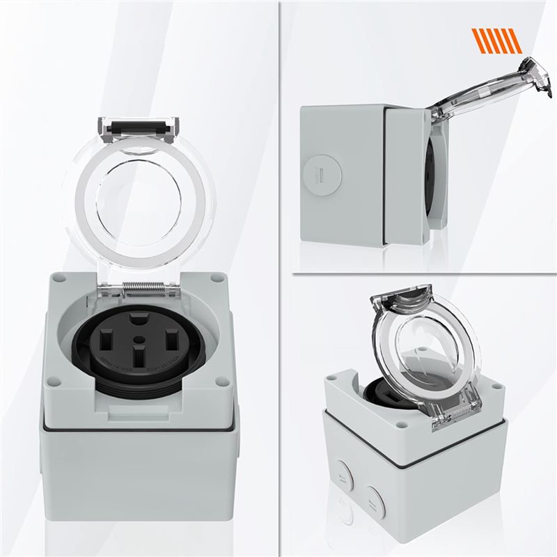 ABZL 6X 50Amp Güç Çıkış Kutusu - Outdoor Power Receptacle Box incelemesi ve fiyatı