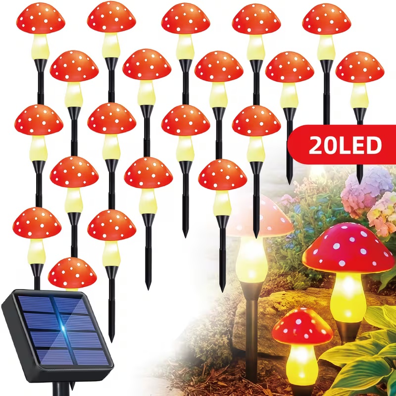Güneş Enerjili LED Mantar Işık - Outdoor Power For Wedding incelemesi ve fiyatı