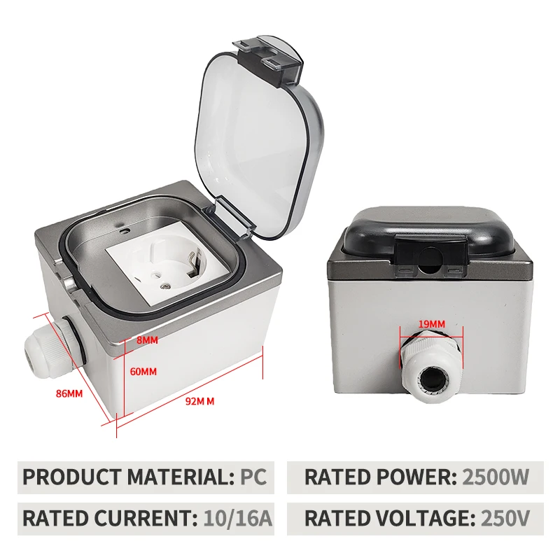 IP65 Su Geçirmez Dış Mekan Pri - Outdoor Kitchen Power Outlet incelemesi ve fiyatı