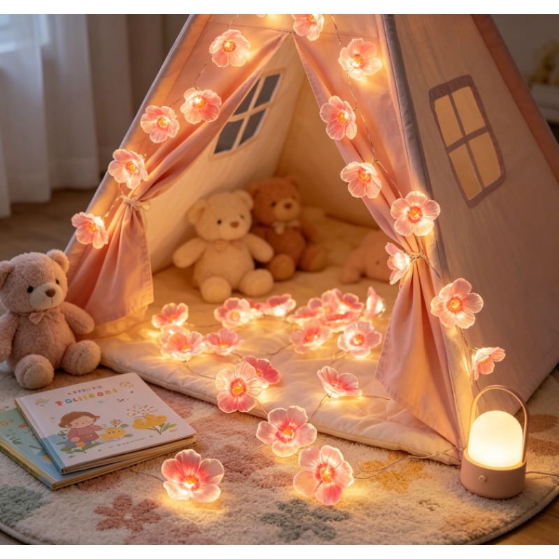 Pembe Kiraz Çiçeği LED Peri Di - Outdoor Power For Wedding incelemesi ve fiyatı