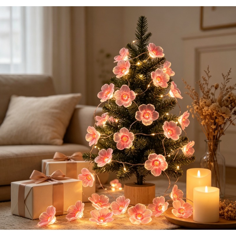 Pembe Kiraz Çiçeği LED Peri Di - Outdoor Power For Wedding incelemesi ve fiyatı