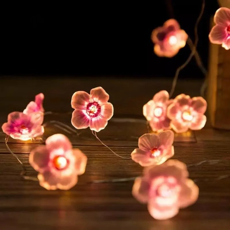 Pembe Kiraz Çiçeği LED Peri Di - Outdoor Power For Wedding incelemesi ve fiyatı