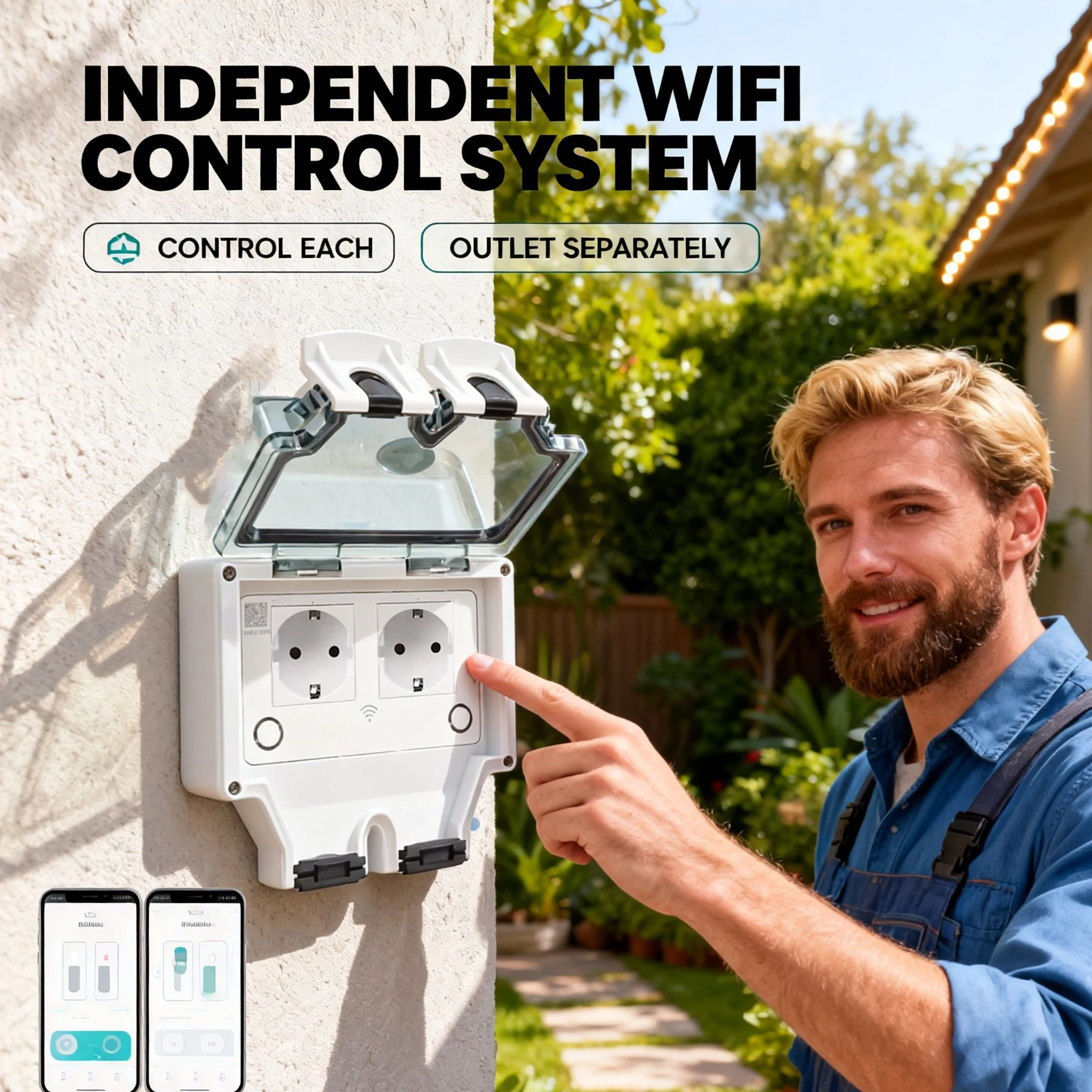 Tuya Su Geçirmez Elektrik Priz - Outdoor Power Usa incelemesi ve fiyatı