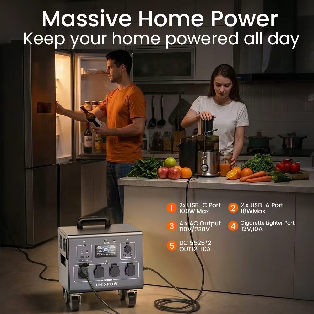 3000W Jeneratör Taşınabilir Ac - Outdoor Uninterruptible Power Supply incelemesi ve fiyatı