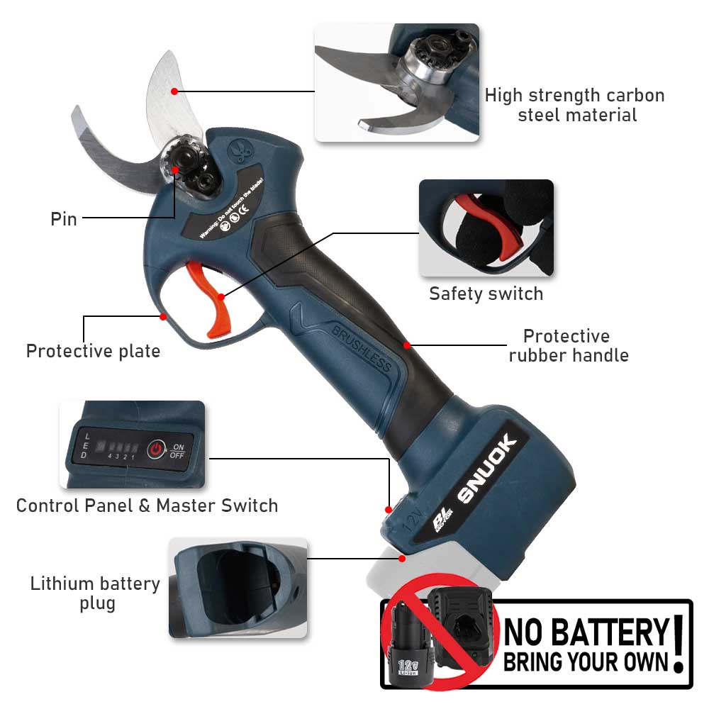 SNUOK 12V fırçasız elektrikli  - Outdoor Power Usa incelemesi ve fiyatı