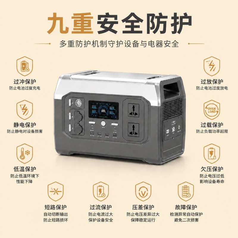 1800W Taşınabilir Güç İstasyon - Outdoor Uninterruptible Power Supply incelemesi ve fiyatı